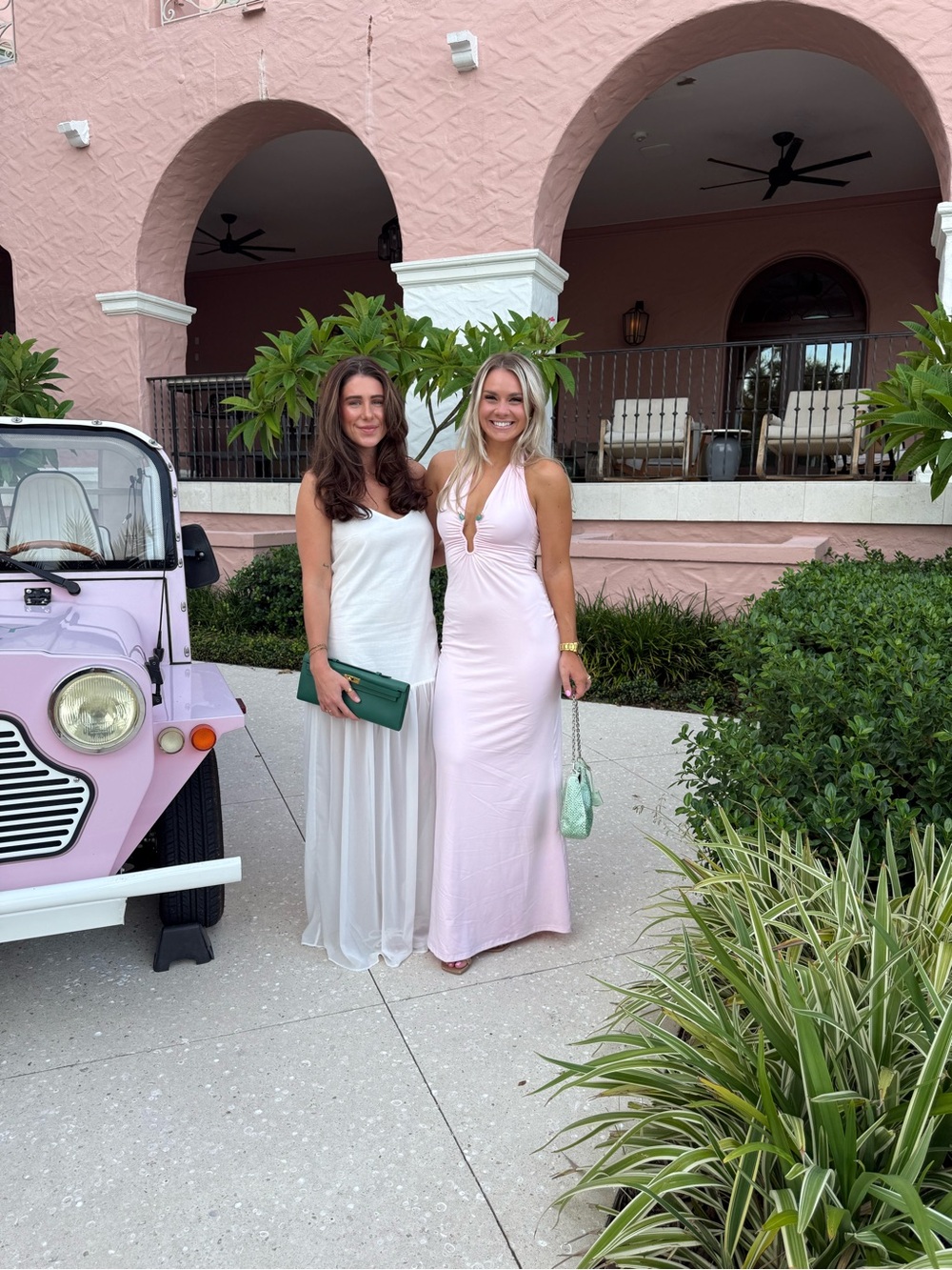 Elegant Pink Halter Maxi Dress - Picture 3 of 3